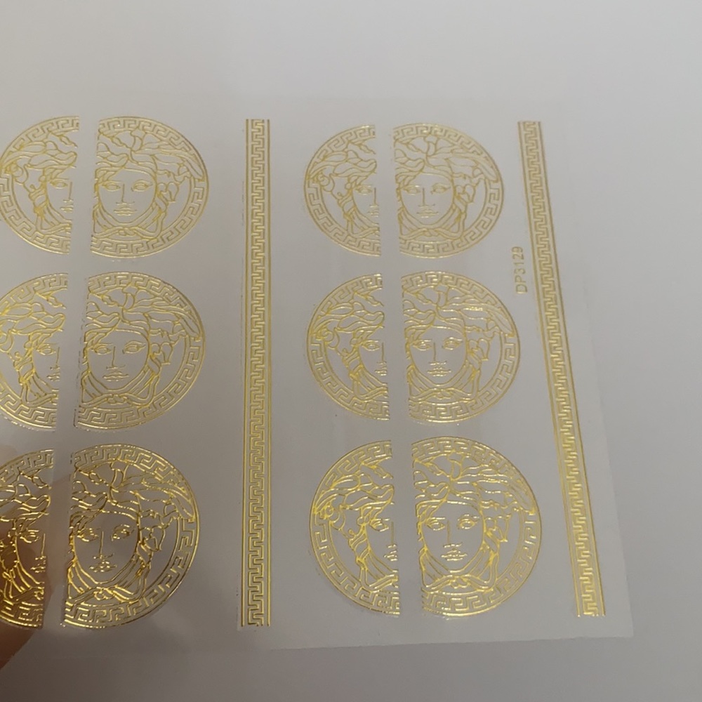 DESIGNER GOLD NAIL STICKERS - Picture 3 of 4